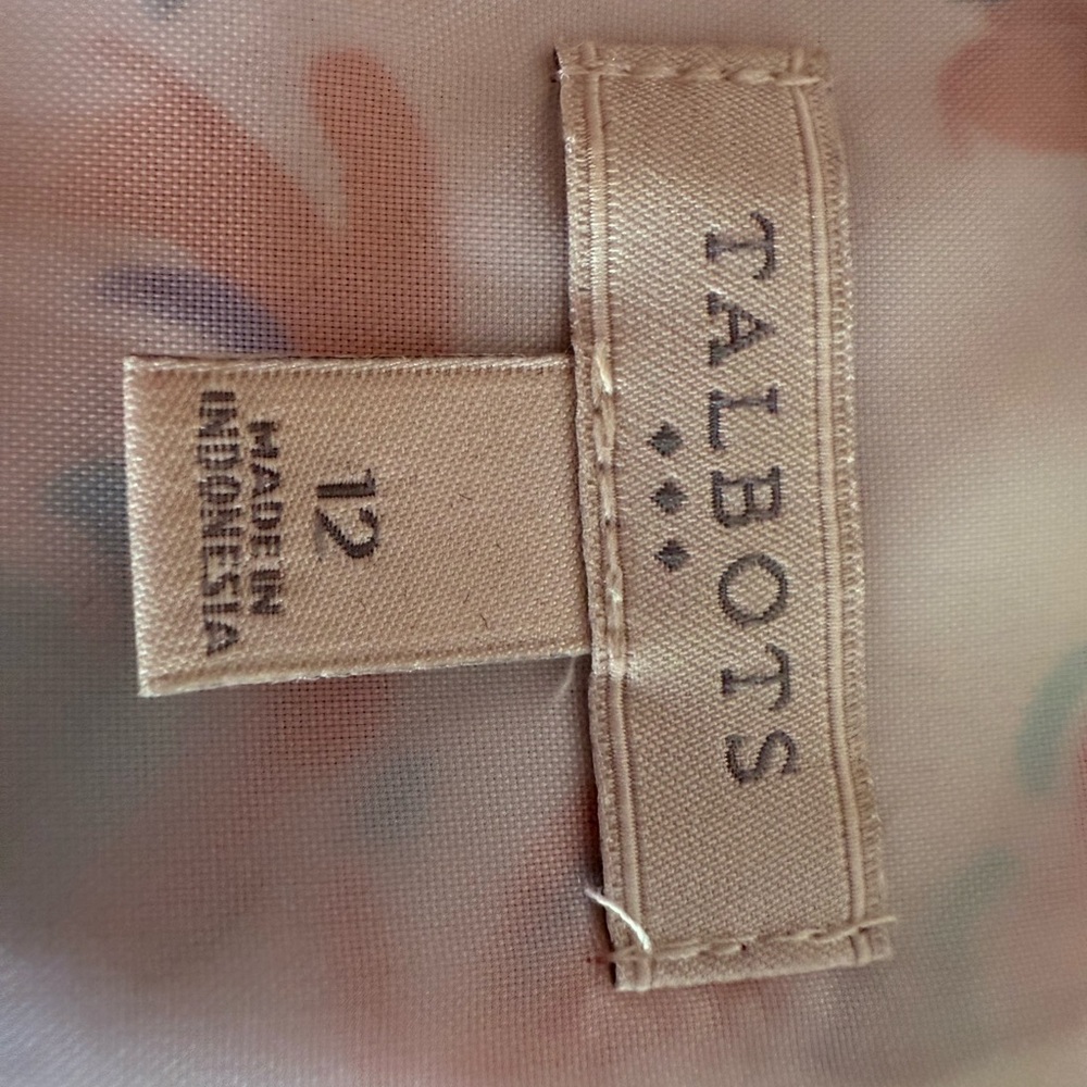 Talbots Multicolor Paisley Sleeveless Dress - Picture 8 of 10